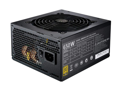 Cooler Master MWE Bronze 600 Watt 80 Plus Certified Power Supply, 3 Year Warranty - CaveHubs