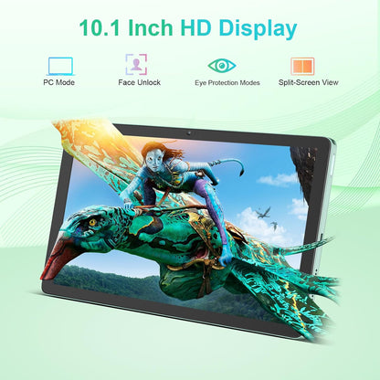 Blackview Tablet Tab80(8+64) 10 Inch Tablet Android 13 Tablets, 8GB+64GB/2TB Expandable, 4G Dual SIM Card Slot and 5G WIFI Tablet, 1920 * 1200 Display Android Tablet, 13MP Camera, 7680 Battery - CaveHubs