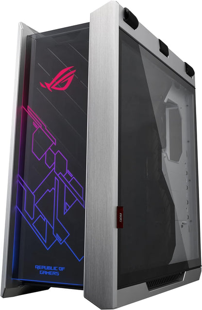 ASUS ROG Z11 Mini-ITX/DTX Gaming Case with Patented 11° Tilt Design, Compatible with ATX Power Supply,3-Slot Graphics, Front I/O USB 3.2 Gen 2 Type-C, 2x USB 3.2 Gen 1 Type-A and ARGB Control Button