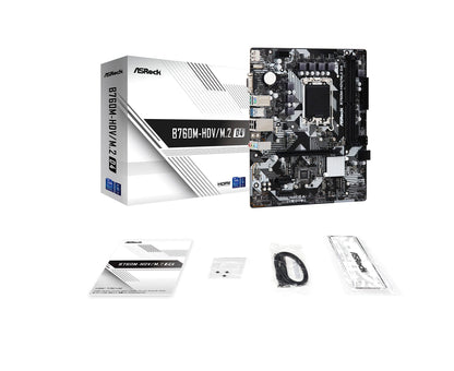 Asrock B760M-HDV/M.2 D4 Intel B760 LGA 1700 Micro ATX