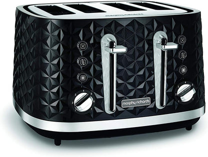 Morphy Richards VECTOR 4 SLICE TOASTER BLACK, Morphy Richards, 248131