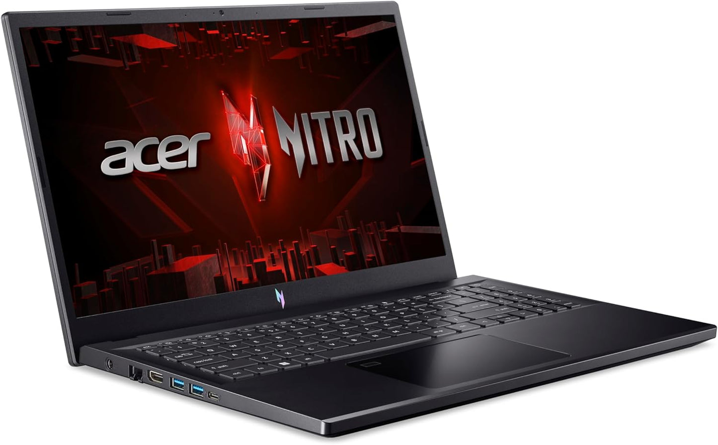 Acer Nitro V ANV15 Gaming laptop 13th Gen Intel Core i5-13420H Upto 4.60GHz/8GB DDR5 RAM/512GB SSD Storage/6GB NVIDIA®GeForce®RTX 3050 Graphics/15.6"FHD IPS 144Hz Display/Win 11 Home/Obsidian Black