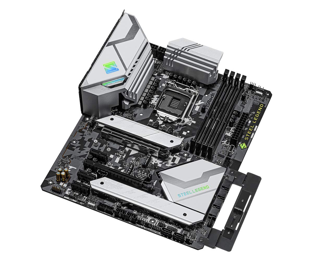 Asrock Z590 Steel Legend Intel Lga 1200 Socket Atx Motherboard - CaveHubs