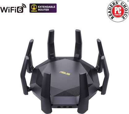 ASUS RT-AX86U (AX5700) WiFi 6 Gaming Router- Dual Band Gigabit Wireless Internet Router, NVIDIA GeForce NOW, 2.5G Port, Gaming & Streaming, AiMesh Compatible, 4G 5G Router Replacement