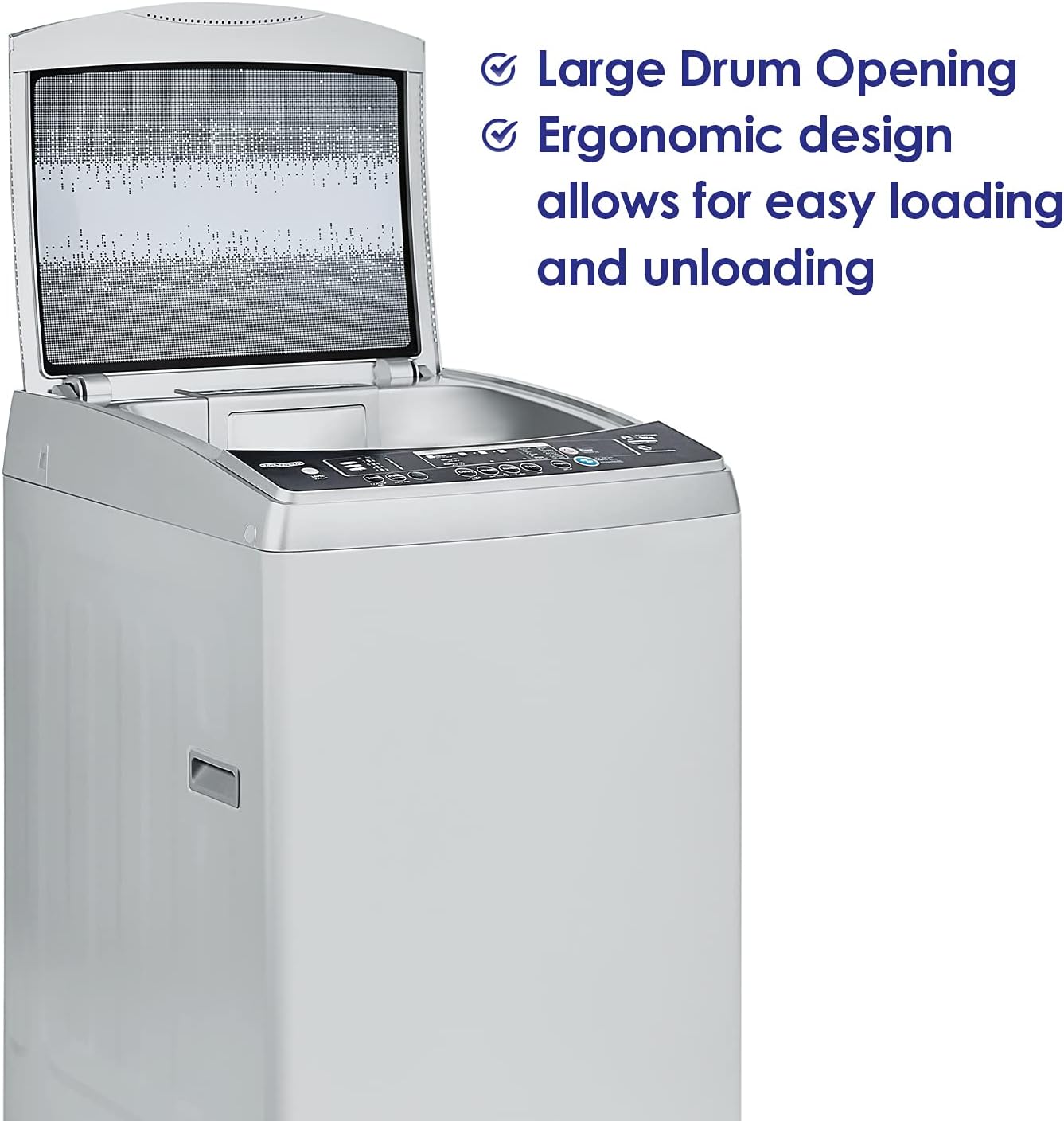 Super General 9 kg fully automatic Top-Loading Washing Machine SGW-920-NS, Silver, 8 Programs, Spin Dry, efficient Top-Load Washer with Child-Lock, LED Display, 1 Year Warranty