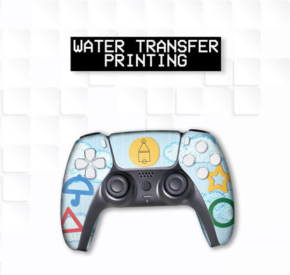 BCB Controller Customised for PS5 Controller Wireless. Original Playstation 5 Controller Compatible with Custom PS5 Remote Control Console. Customized with Permanent Hydro-dip Printing (Not a Skin)