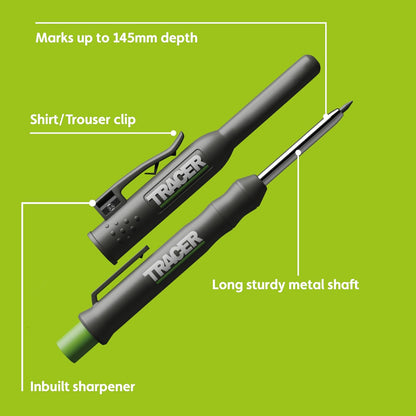 Tracer AMK1 Deep Pencil Marker with Lead (Blister Pack)