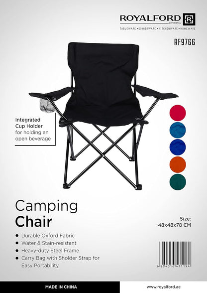 Royalford Camping Chair, Multi-Colour, RF9766