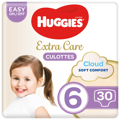 Huggies, Extra Care Culottes, Size 6, 15-25 kg, Super Mega Pack, 120 Diaper Pants