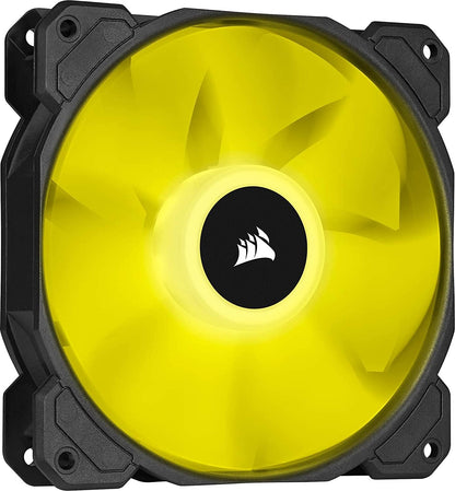 Corsair SP Series, SP120 RGB ELITE, 120mm RGB LED Fan with AirGuide, Single Pack, BLACK