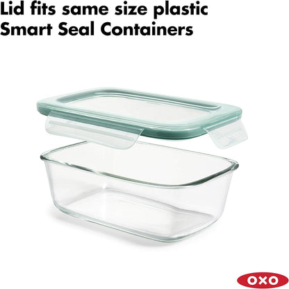 OXO Good Grips 7 Cup Smart Seal Glass Round Food Storage Container