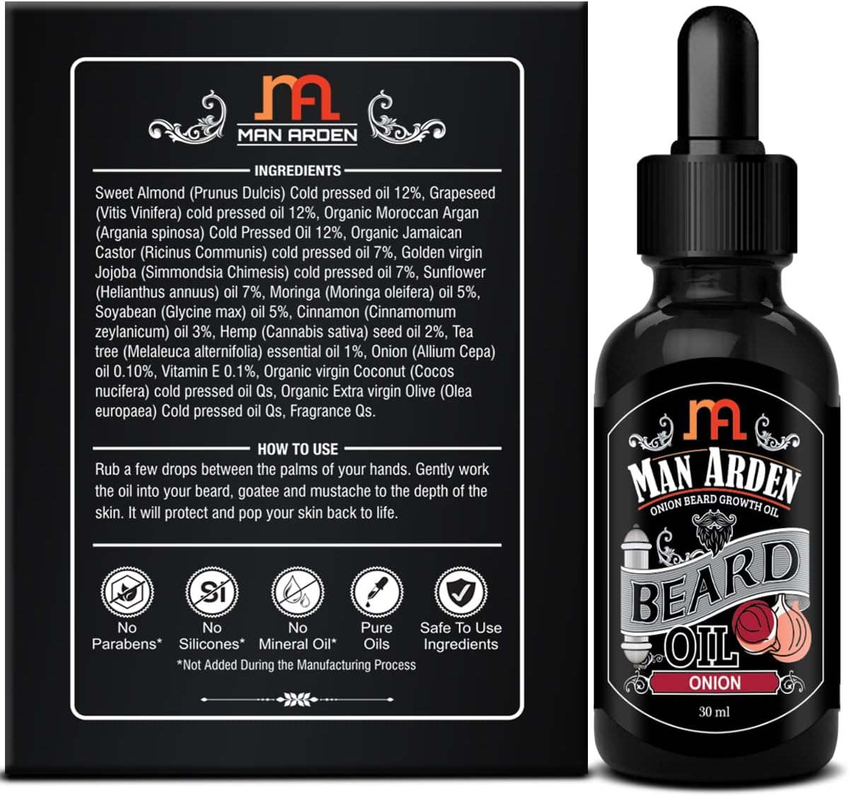 Man Arden 7X Beard Oil (Lavender) 30ml