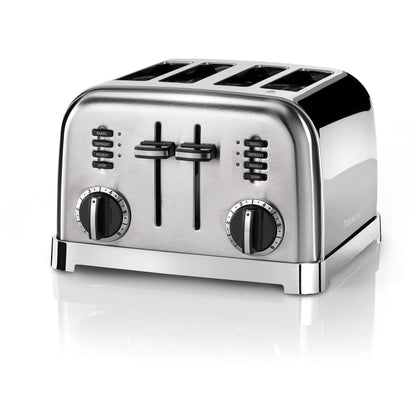 Cuisinart Style Collection 4 Slot Metal Classic Toaster, Vintage Rose