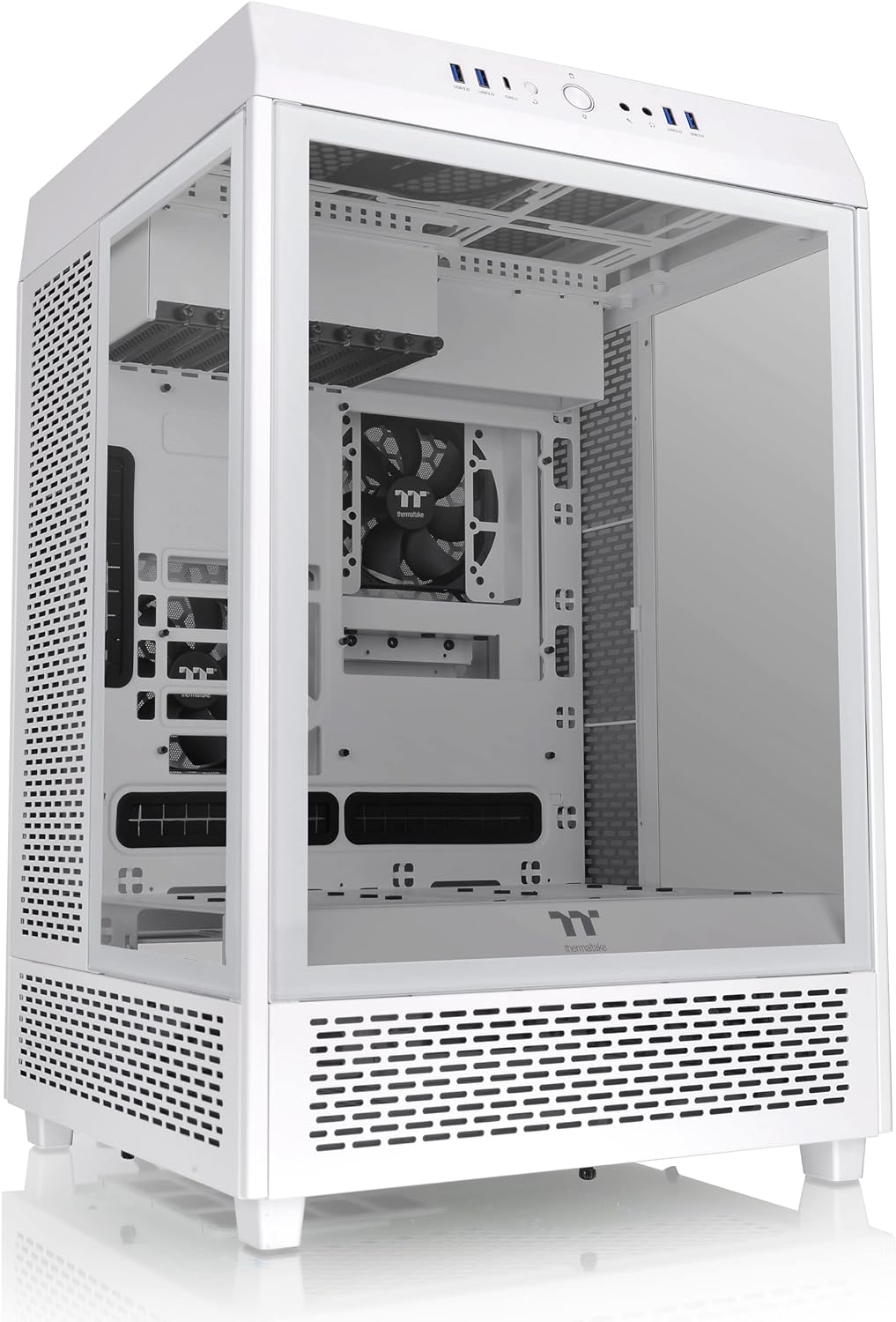 Thermaltake Tower 100 Black Edition Tempered Glass Type-C (Usb 3.1 Gen 2) Mini Tower Computer Chassis Supports Mini-Itx Ca-1R3-00S1Wn-00