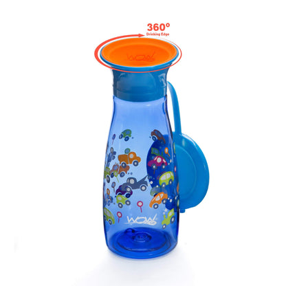 WOW CUP MINI 360 Sippy Cup, 12 oz / 350 ml (Teal Blue)