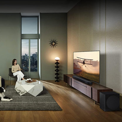 Samsung 3.1Ch Wireless Soundbar with Dolby Digital/DTS Virtual:X In Built Subwoofer Bluetooth Connectivity - HW-B650/ZN