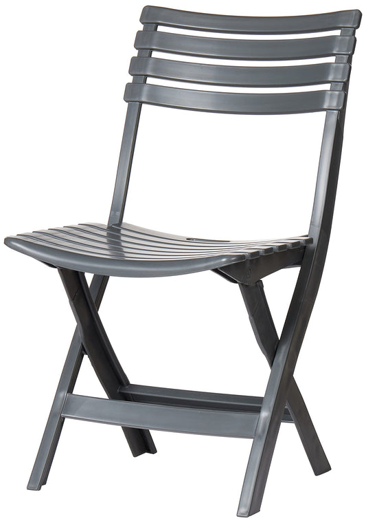 Cosmoplast Folding Chair, Cool Grey