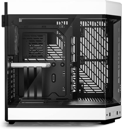 HYTE Y60 Modern Aesthetic Dual Chamber Panoramic Tempered Glass Mid-Tower ATX Computer Gaming Case with PCIE 4.0 Riser Cable Included, Red (CS-HYTE-Y60-BR)