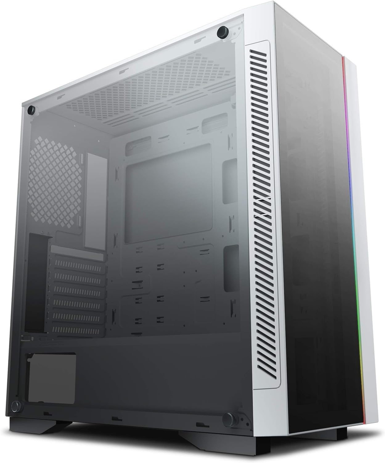 Deepcool MID TOWER CASE CG560 Side window Black MidTower Power supply included No