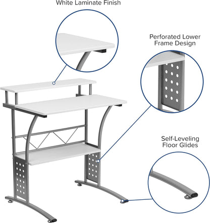 Flash Furniture Clifton Black Computer Desk