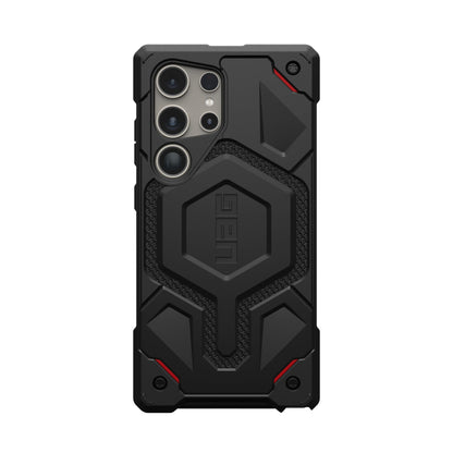 Urban Armor Gear UAG Monarch Pro Kevlar [MagSafe Compatible] Samsung Galaxy S24 ULTRA case cover [25 Feet Drop tested] - Kevlar Black