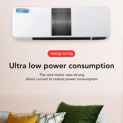 Wall Air Conditioner with Remote, Portable AC Unit with Built in Cool, Large Scale Cooling and Heating Portable Air Conditioner for Room Office Bedroom Kitchen, Easy Install (UK