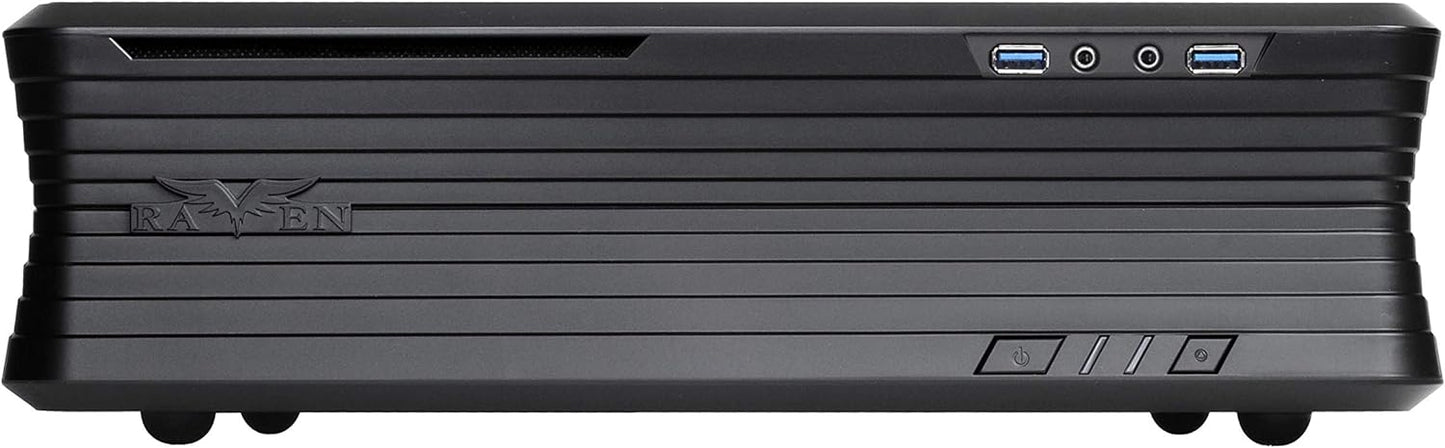 SilverStone Technology Gaming Slim Computer Case for Mini-Itx with Integrated RGB Lighting Cases (SST-RVZ03B-USA)