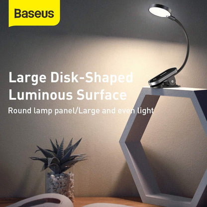 Baseus LED Desk Lamp Auto-Dimming Table Lamp Eye-Caring Smart Lamp Touch Control 47" Wide Illumination 250 Lumens 5W 3 Color Modes for Home Office, Living Room, Bedroom, Painting (Dark Grey)