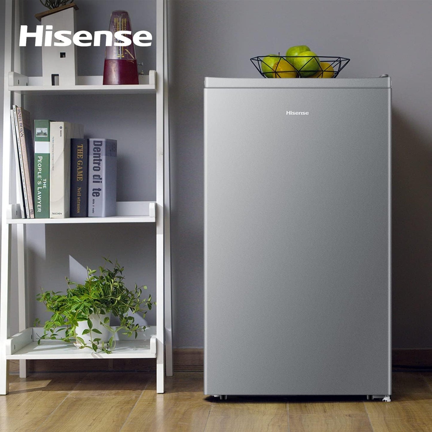Hisense Single Door Refrigerator 122 Liter Rr122D4Asu Silver Compressor Warranty For 10 Years