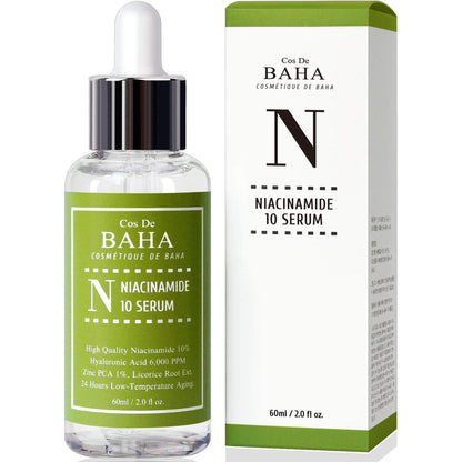 Niacinamide 10% + Zinc 1% Serum 1oz for Face - Korean Skin Care for Pore Minimizer + Vitamin B3.