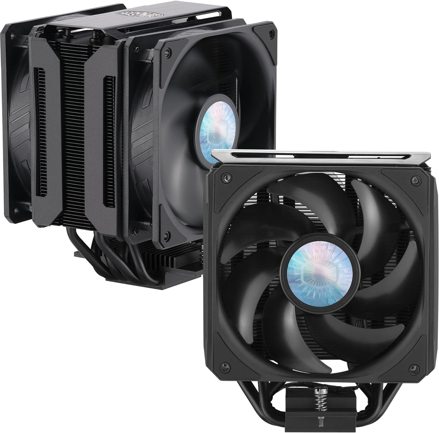 Cooler Master Masterair Ma620M Dual Tower ArGB High Performance Cpu Air Cooler, Sf120R Fan, Hexagon Strip ArGB Lighting, 6 Heat Pipes, Copper Plated Base For Amd Ryzen/Intel Lga1151