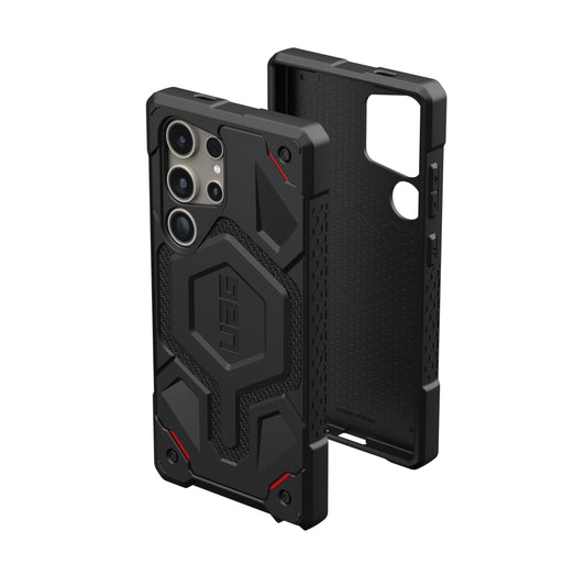 Urban Armor Gear UAG Monarch Pro Kevlar [MagSafe Compatible] Samsung Galaxy S24 ULTRA case cover [25 Feet Drop tested] - Kevlar Black