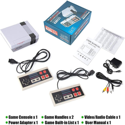 Classic Retro Game Console, SYOSI AV Output Console Built-in 620 Classic Video Games for Kids Gift Birthday Gift