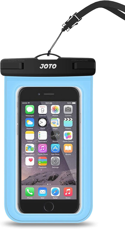 JOTO Universal Waterproof Phone Pouch Cellphone Dry Bag Case for iPhone 15 14 13 12 11 Pro Max Mini Plus Xs XR X 8 7 6S, Galaxy S23 S22 S21 Plus Note, Pixel up to 7" -Black - CaveHubs