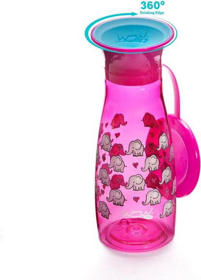 WOW CUP MINI 360 Sippy Cup, 12 oz / 350 ml (Teal Blue)