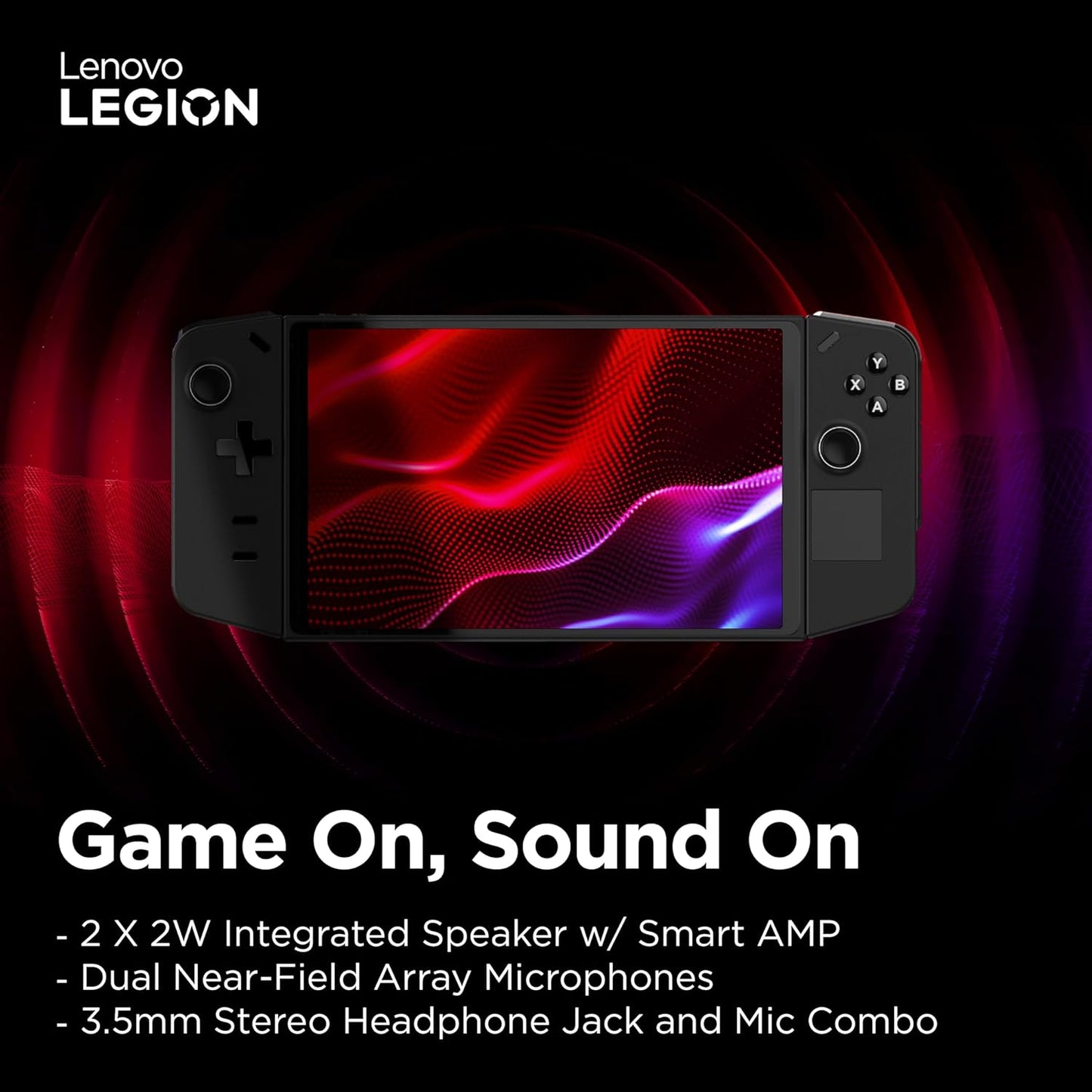 Lenovo Legion Go, Handheld Gaming, AMD Ryzen Z1 Extreme Processor, 16GB RAM, 512GB SSD Storage, Integrated AMD Radeon Graphics, 8.8"WQXGA 144Hz Display, Windows 11 - [83E10030AX]