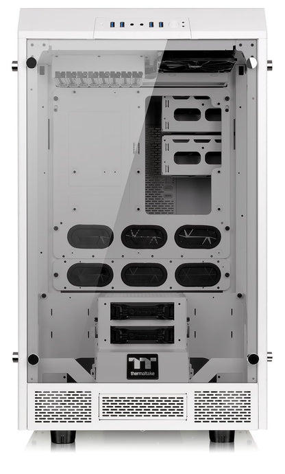 Thermaltake Tower 100 Black Edition Tempered Glass Type-C (Usb 3.1 Gen 2) Mini Tower Computer Chassis Supports Mini-Itx Ca-1R3-00S1Wn-00