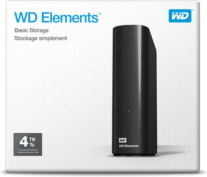 Western Digital WD 18TB Elements Desktop Hard Drive HDD, USB 3.0, Compatible with PC, Mac, PS4 & Xbox WDBWLG0180HBK EESN, Black