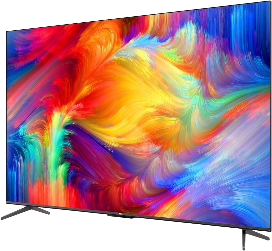 TCL 50 Inch TV 4K Ultra HD QLED Smart TV Dolby Vision IQ-Atmos HDR 10+ Game Master Wide Colour Gamut Onkyo Audio Quantum Dot Technology - 50C635 (2022 Model)