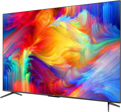 TCL 50 Inch TV 4K Ultra HD QLED Smart TV Dolby Vision IQ-Atmos HDR 10+ Game Master Wide Colour Gamut Onkyo Audio Quantum Dot Technology - 50C635 (2022 Model)