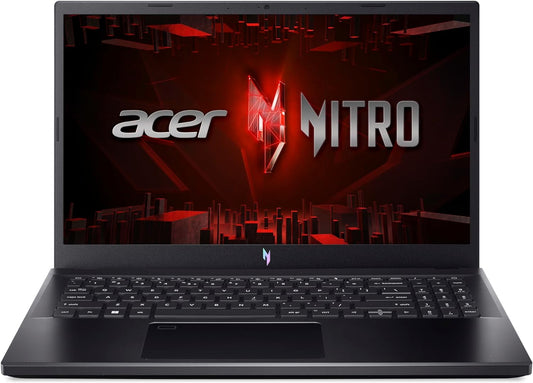 Acer Nitro V ANV15 Gaming laptop 13th Gen Intel Core i5-13420H Upto 4.60GHz/8GB DDR5 RAM/512GB SSD Storage/6GB NVIDIA®GeForce®RTX 3050 Graphics/15.6"FHD IPS 144Hz Display/Win 11 Home/Obsidian Black