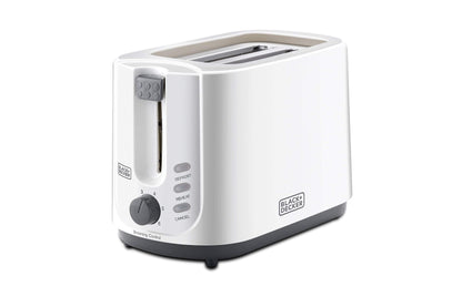 Black & Decker 1350W 4 Slice cool touch Toaster with Electronic Browning Control White ET124-B5 2 Years Warranty