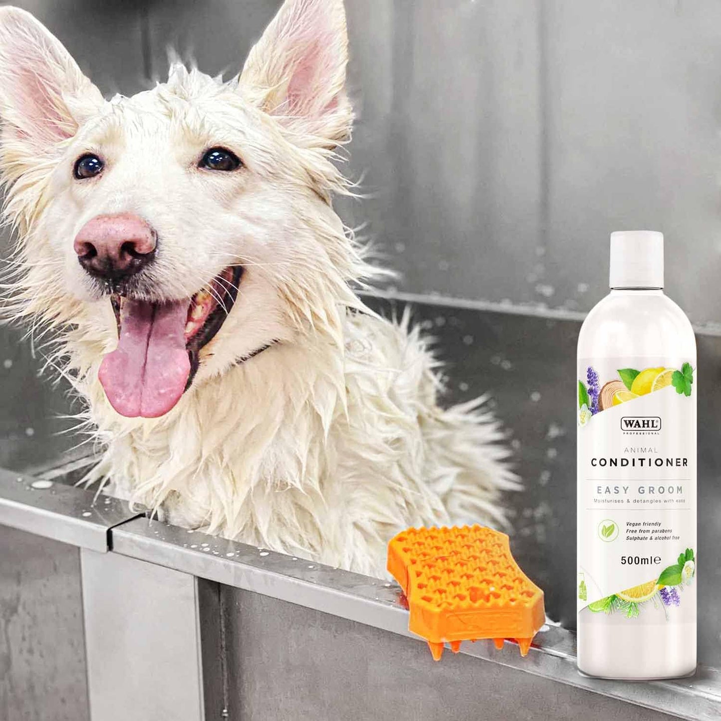 Wahl Mucky Puppy Shampoo, Dog Shampoo, Shampoo for Pets, Gentle Pet Friendly Formula, Sensitive Skin, Shampoo for Young Animals, Ready-to-Use, Remove Dirt.