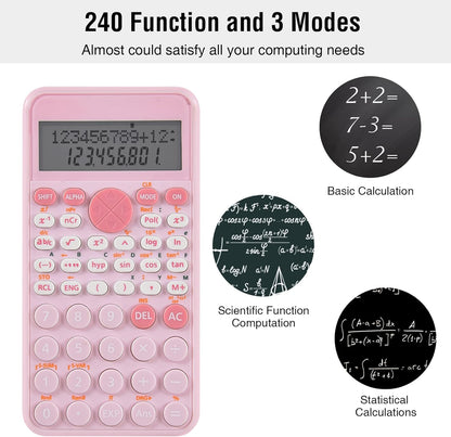 EooCoo Basic Standard Calculator 12 Digit Desktop Calculator with Large LCD Display for Office, School, Home & Business Use, Modern Design - Green