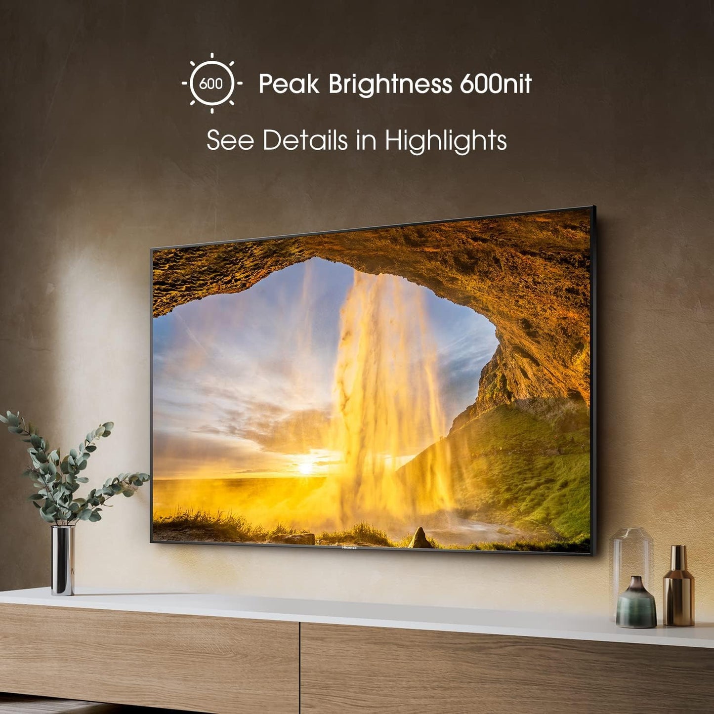 HISENSE Dimension 55U7HQ (55 Inch) Quantum Dot 4K HDR10+ Dolby Vision IQ ULED Smart TV with 4K@120Hz and Filmmaker Mode, FreeSync