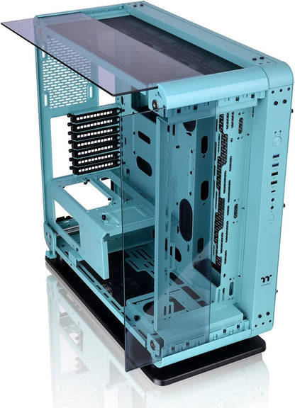 Thermaltake Core P6 TG Dual-Form Transformable/2-Way Layout ATX Mid Tower Computer Case - White, CA-1V2-00M6WN-00