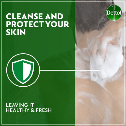 Dettol Hydra Cool Antibacterial Bar Soap, Cucumber & Icy Menthol Fragrance for Effective Germ Protection & Personal Hygiene, 165 g