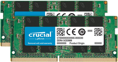 Crucial 16GB Single DDR4 2400 MT/s (PC4-19200) DR x8 SODIMM 260-Pin Memory - CT16G4SFD824A - CaveHubs