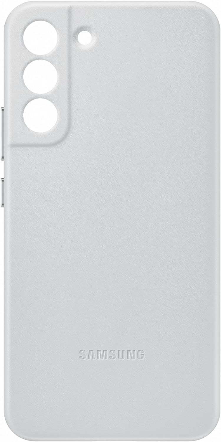 Samsung Galaxy S22 Ultra Official Leather Cover Light Grey