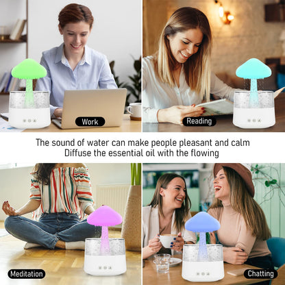 Tiokkss Humidifier Oil Fragrance Diffuser Bluetooth Speaker 5.0, 500ML Aromatherapy Diffusers for Aroma Essential Oils Large Room Bedroom Office Home 14 Colors Night Light with Remote, 4 Timers